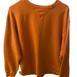 Old Navy Women's Crew Neck Sweater - Vibrant Orange